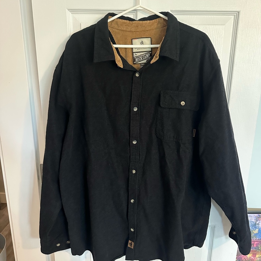 Legendary Whitetails Black Dress Shirt